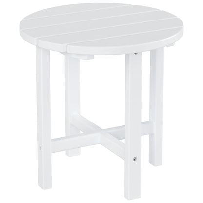 Chaises Adirondack Polytrends Altura Classic Outdoor écologiques toutes saisons avec table d'appoint (ensemble de 3 pièces)