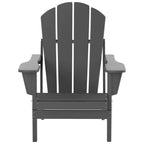 Chaise Adirondack pliable Polytrends Laguna en PEHD, toutes saisons, avec table d'appoint (ensemble de 2 pièces)