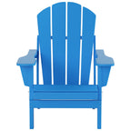 Chaise Adirondack pliable Polytrends Laguna en PEHD, toutes saisons, avec table d'appoint (ensemble de 2 pièces)