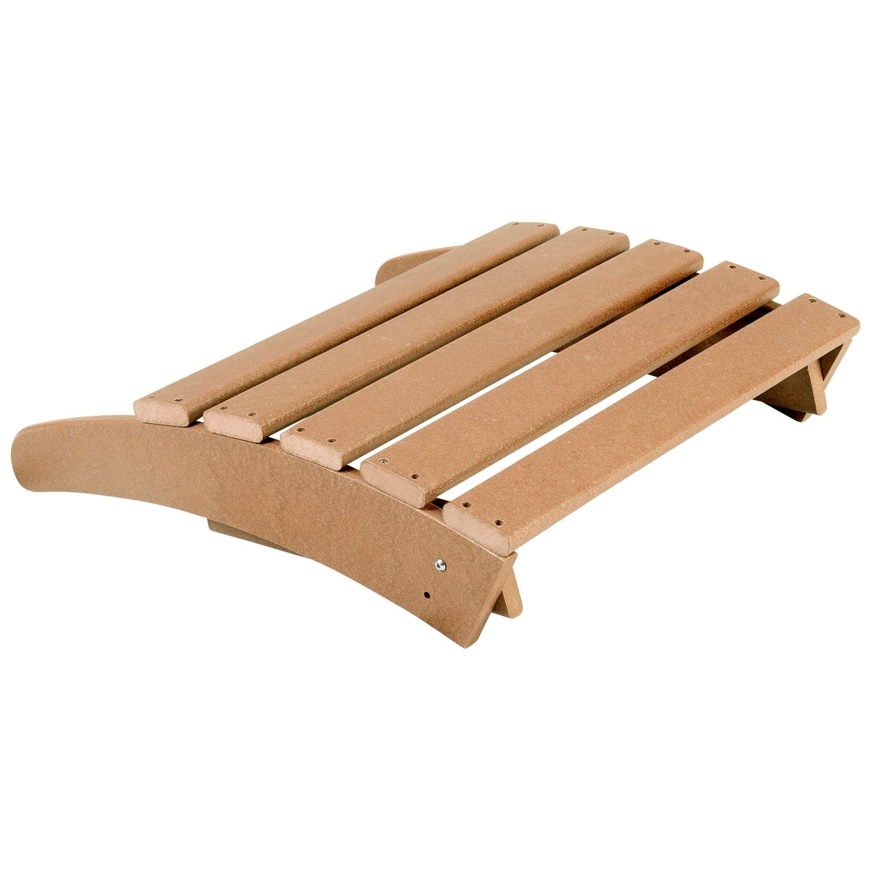 Chaises Adirondack pliables Polytrends Laguna en PEHD, toutes saisons, avec poufs (ensemble de 5 pièces)