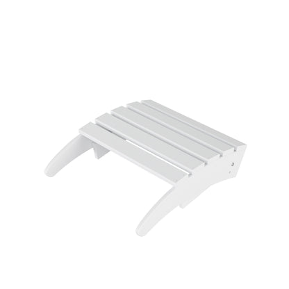 Ensemble de 5 chaises Adirondack pliables Polytrends Laguna en PEHD pour patio extérieur, toutes saisons