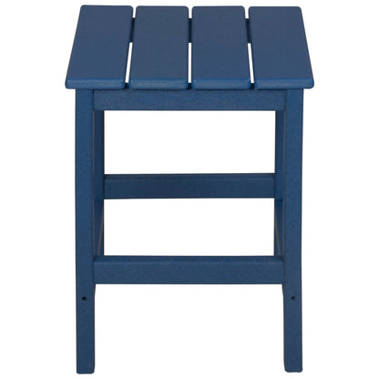 Ensemble de 5 chaises Adirondack pliables Polytrends Laguna en PEHD pour patio extérieur, toutes saisons