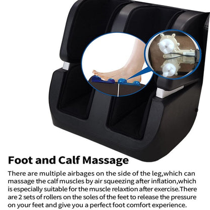 Fauteuil de massage motorisé 2D en cuir PU, design compact, fauteuil de massage multifonction à gravité zéro coulissant sur rail