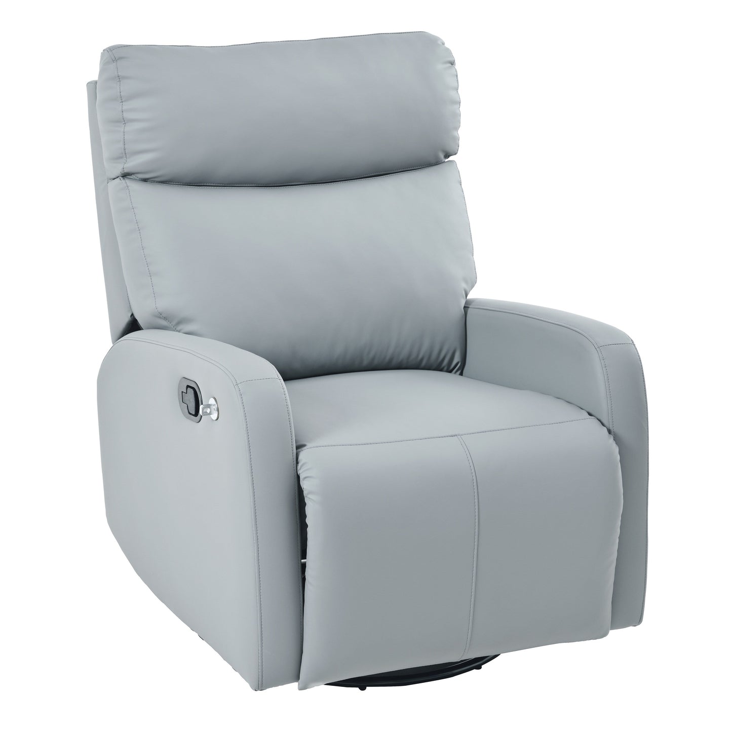 Fauteuil inclinable pivotant à 360° en cuir PU avec support pour téléphone