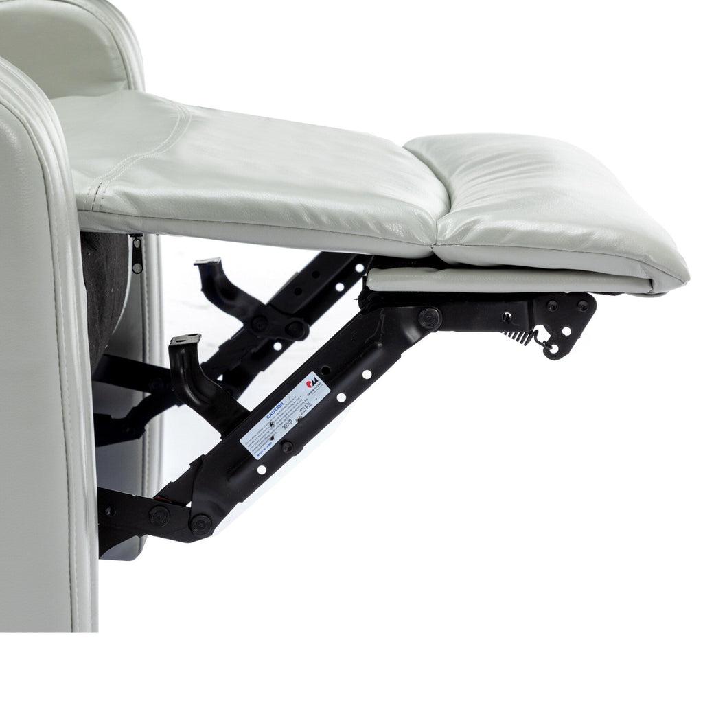 Fauteuil inclinable électrique en cuir synthétique, siège individuel, pour home cinéma, avec porte-gobelet rafraîchissant, haut-parleur Bluetooth, lumières LED et ports USB