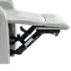 Fauteuil inclinable électrique en cuir synthétique, siège individuel, pour home cinéma, avec porte-gobelet rafraîchissant, haut-parleur Bluetooth, lumières LED et ports USB