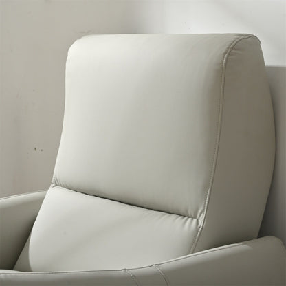 Fauteuil inclinable électrique en cuir PU avec port USB-C et capacité de charge de 150 kg