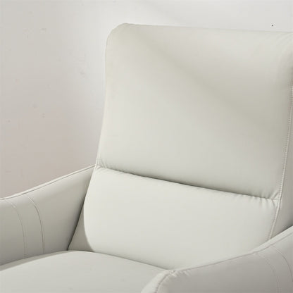 Fauteuil inclinable électrique en cuir PU avec port USB-C et capacité de charge de 150 kg