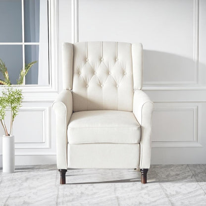 Fauteuil inclinable en polyuréthane avec coussin et design ergonomique