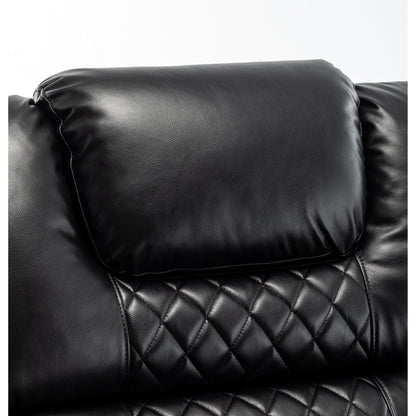 Fauteuil inclinable en PU avec réglage de position infini à 180°, télécommande et assemblage sans outil