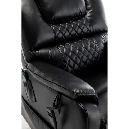 Fauteuil inclinable en PU avec réglage de position infini à 180°, télécommande et assemblage sans outil