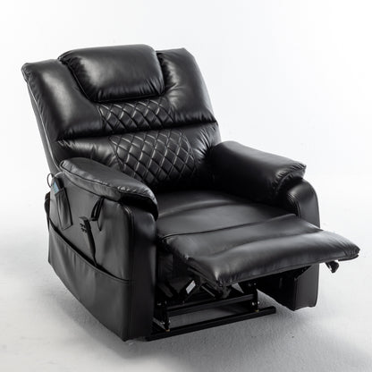 Fauteuil inclinable en PU avec position infinie à 180°, télécommande et assemblage facile