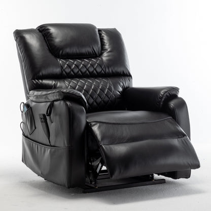 Fauteuil inclinable en PU avec position infinie à 180°, télécommande et assemblage facile