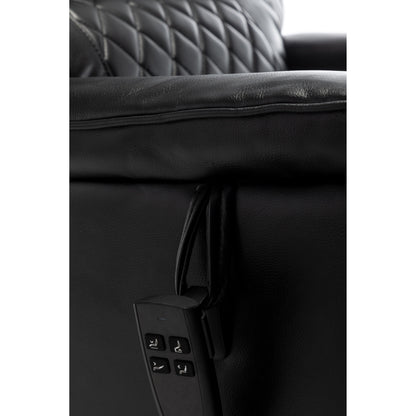 Fauteuil inclinable en PU avec position infinie à 180°, télécommande et assemblage facile