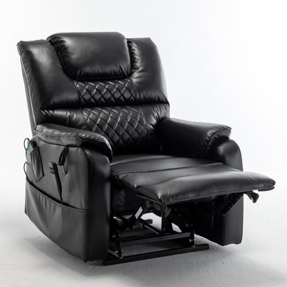 Fauteuil inclinable en PU avec position infinie à 180°, télécommande et assemblage facile
