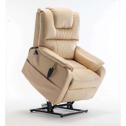 Fauteuil inclinable en PU avec position infinie à 180°, télécommande et assemblage facile