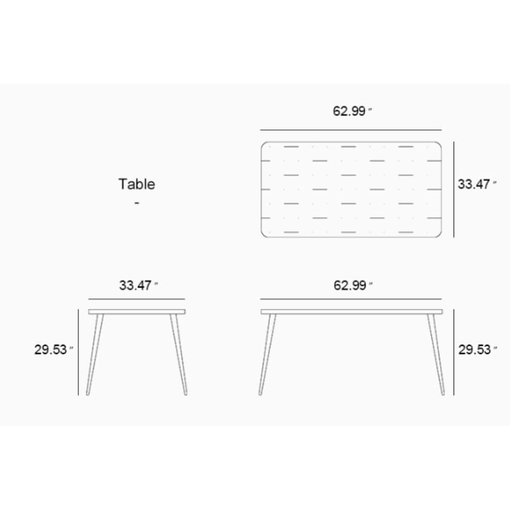 Ensemble de salle à manger d'extérieur PURPLE LEAF, mobilier de jardin en teck et aluminium, table à manger et chaises en osier