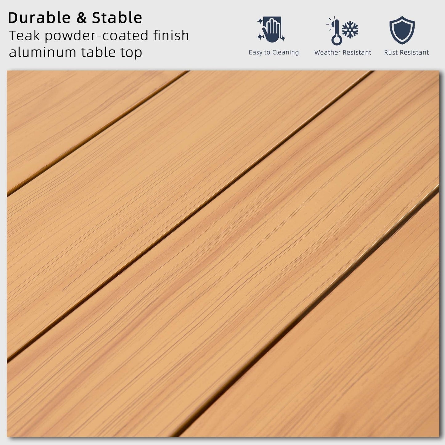 Ensemble de salle à manger d'extérieur PURPLE LEAF pour terrasse de jardin, table et chaises en osier - 11 pièces