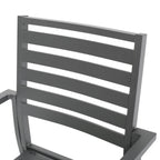 Ensemble de salle à manger d'extérieur Pabara moderne en aluminium 6 places avec table extensible par Christopher Knight Home