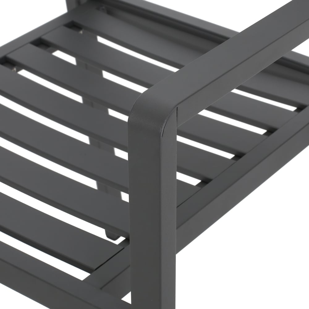 Ensemble de salle à manger d'extérieur Pabara moderne en aluminium 6 places avec table extensible par Christopher Knight Home