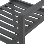 Ensemble de salle à manger d'extérieur Pabara moderne en aluminium 6 places avec table extensible par Christopher Knight Home