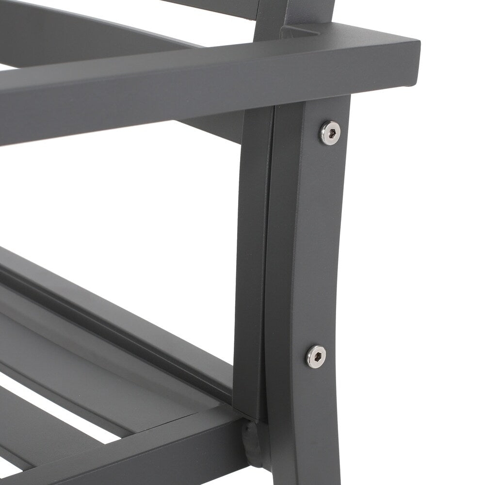 Ensemble de salle à manger d'extérieur Pabara moderne en aluminium 6 places avec table extensible par Christopher Knight Home