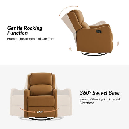Fauteuil inclinable pivotant à 360 degrés Pablo traditionnel par HULALA HOME