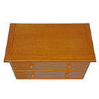 Commode 5 tiroirs 100 % bois massif avec boutons en métal ou en bois de Palace Imports
