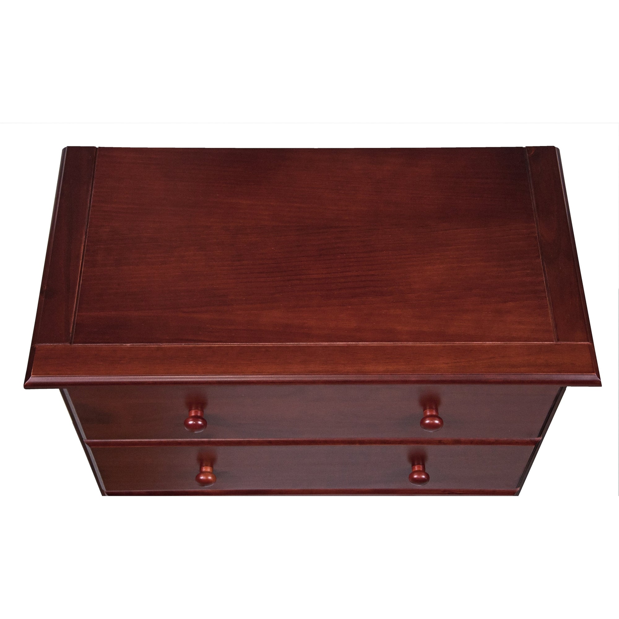Commode 5 tiroirs 100 % bois massif avec boutons en métal ou en bois de Palace Imports