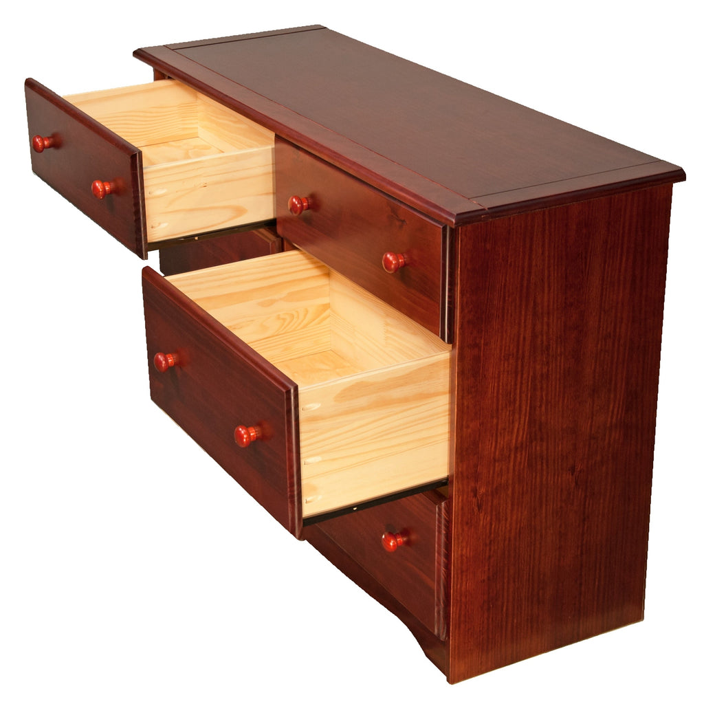 Commode à 6 tiroirs 100 % bois massif de Palace Imports