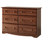 Commode à 6 tiroirs 100 % bois massif de Palace Imports