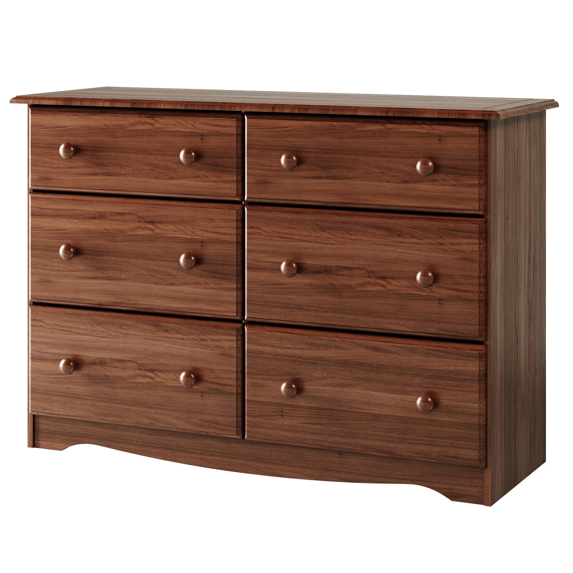 Commode à 6 tiroirs 100 % bois massif de Palace Imports