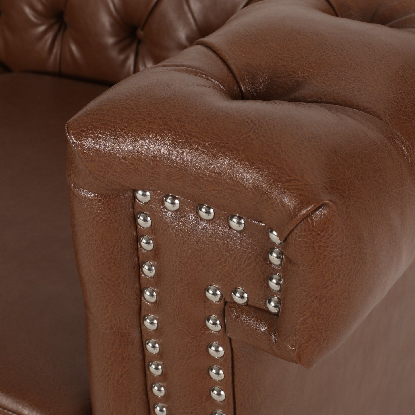 Canapé 3 places capitonné Parkhurst Chesterfield par Christopher Knight Home