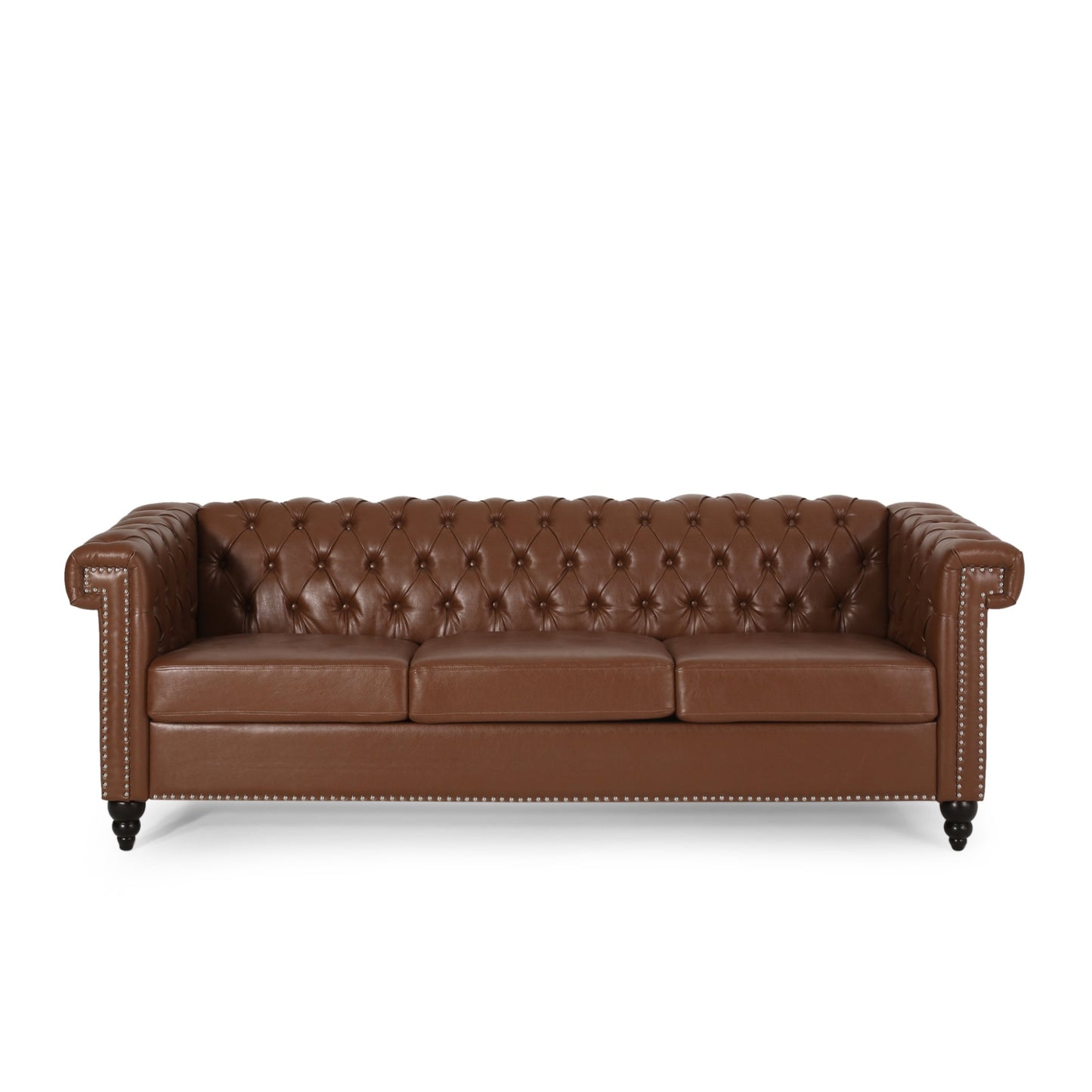 Canapé 3 places capitonné Parkhurst Chesterfield par Christopher Knight Home