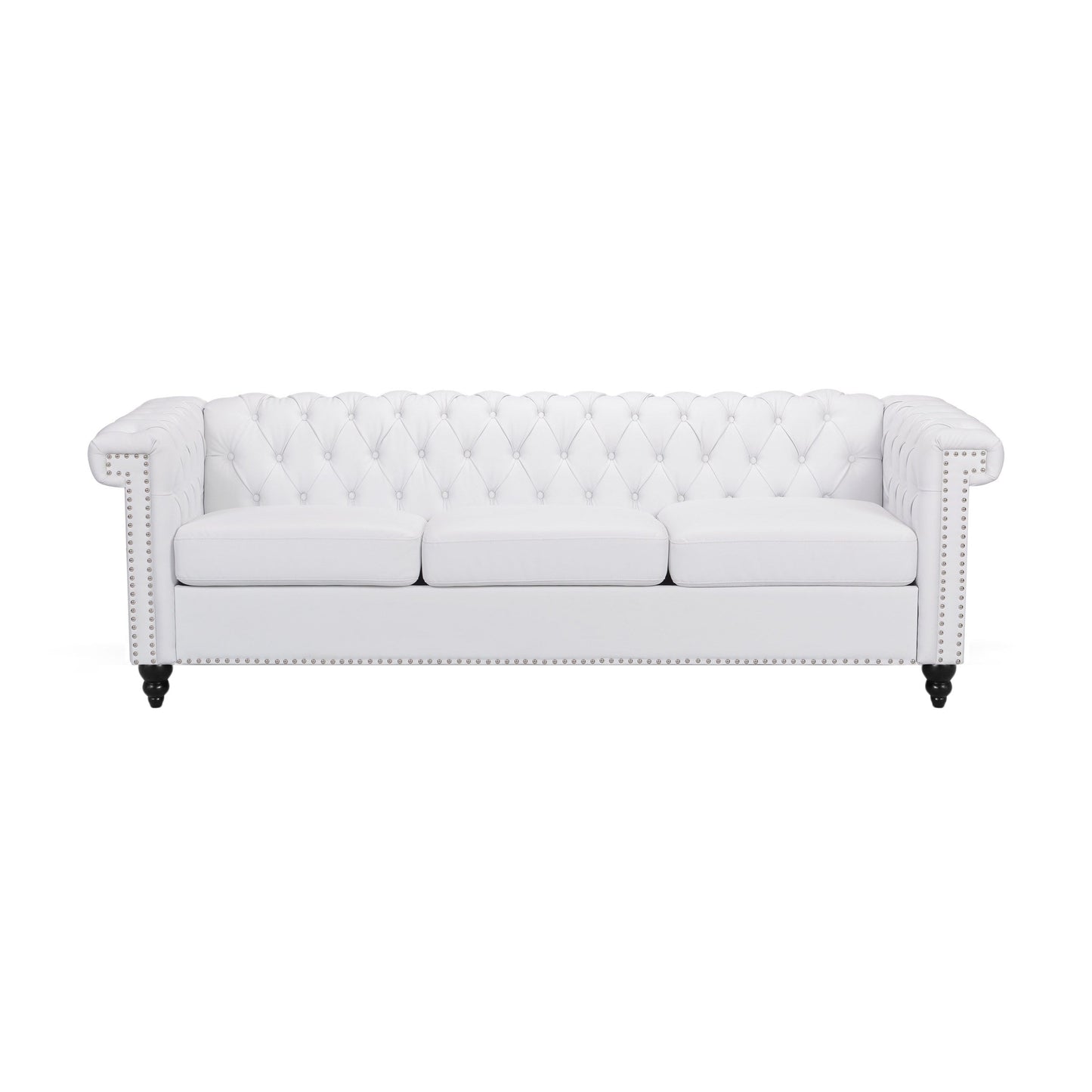 Canapé 3 places capitonné Parkhurst Chesterfield par Christopher Knight Home