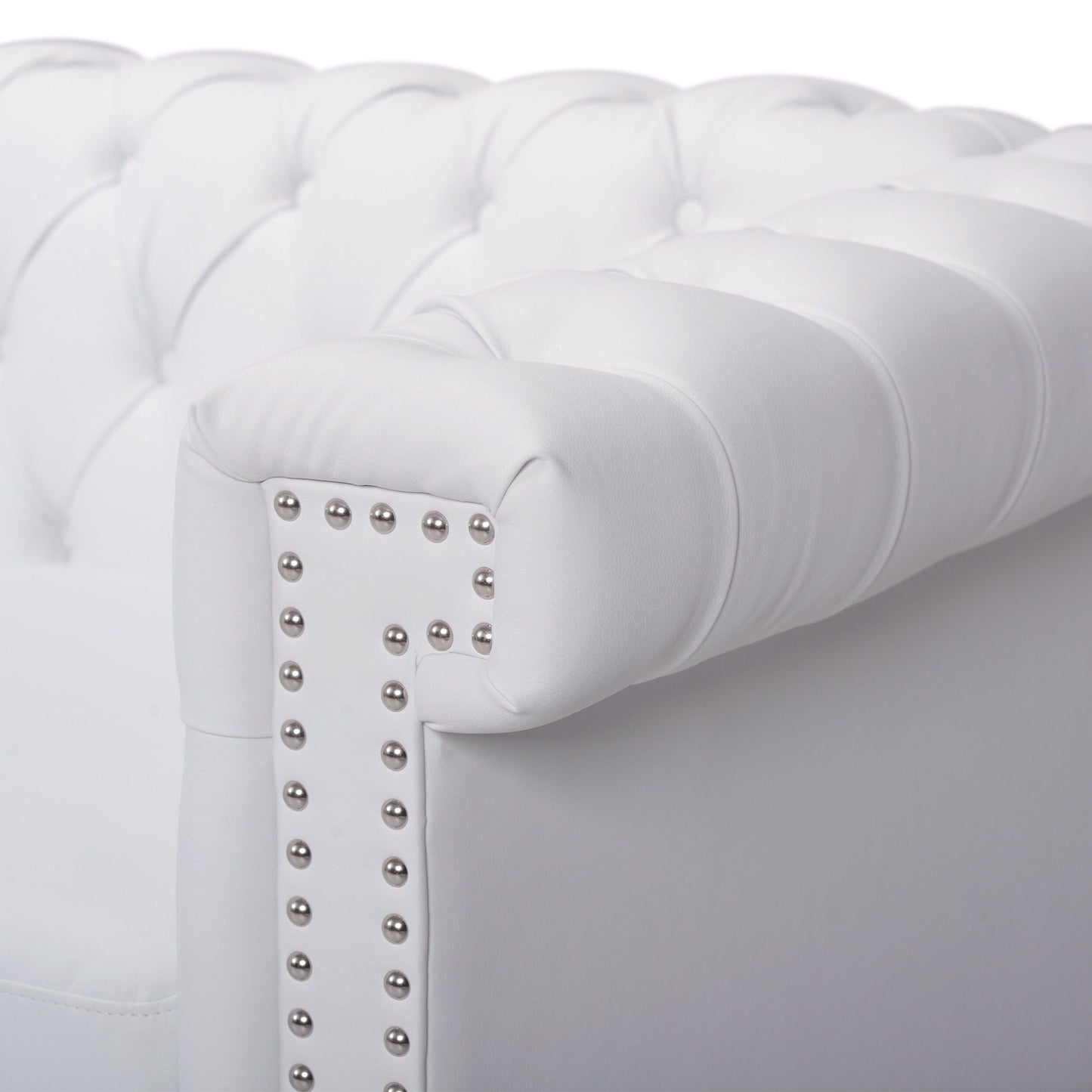 Canapé 3 places capitonné Parkhurst Chesterfield par Christopher Knight Home