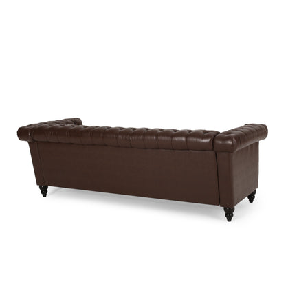 Canapé 3 places capitonné Parkhurst Chesterfield par Christopher Knight Home