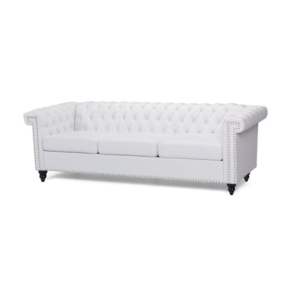 Canapé 3 places capitonné Parkhurst Chesterfield par Christopher Knight Home