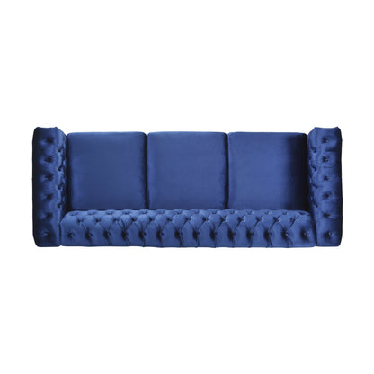 Canapé Parkhurst en velours capitonné par Christopher Knight Home