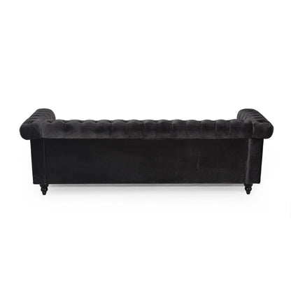 Canapé Parkhurst en velours capitonné par Christopher Knight Home