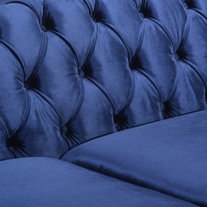 Canapé Parkhurst en velours capitonné par Christopher Knight Home