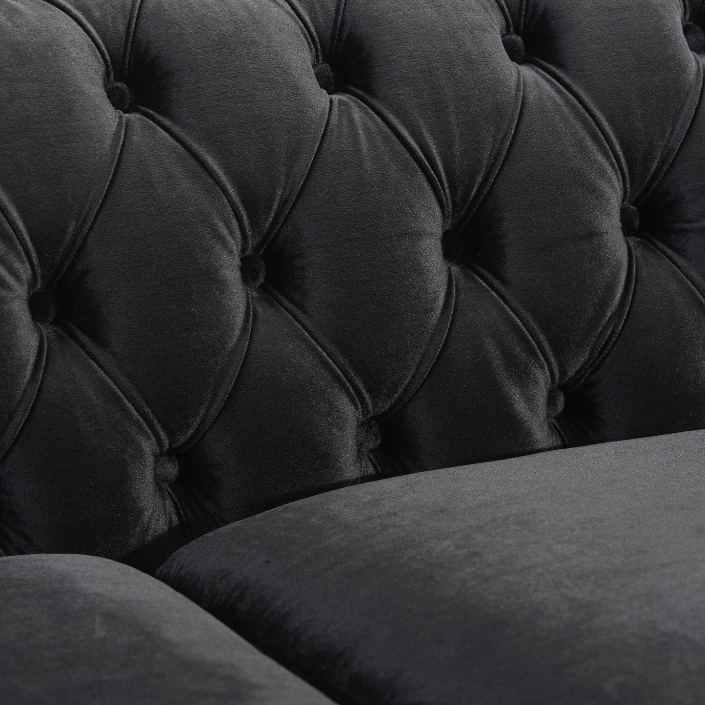 Canapé Parkhurst en velours capitonné par Christopher Knight Home