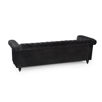 Canapé Parkhurst en velours capitonné par Christopher Knight Home