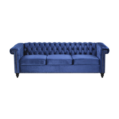 Canapé Parkhurst en velours capitonné par Christopher Knight Home