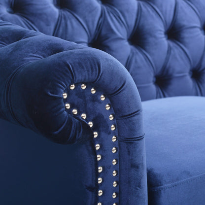 Canapé Chesterfield en velours capitonné Parksley par Christopher Knight Home
