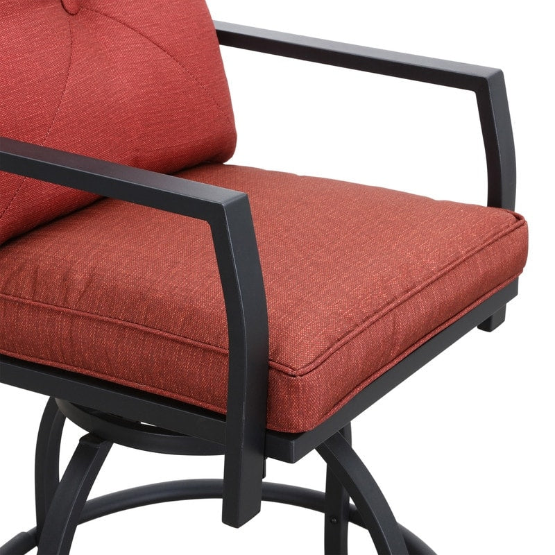 Patio Festival 3-Piece Outdoor Bar Height Bistro Dining Set