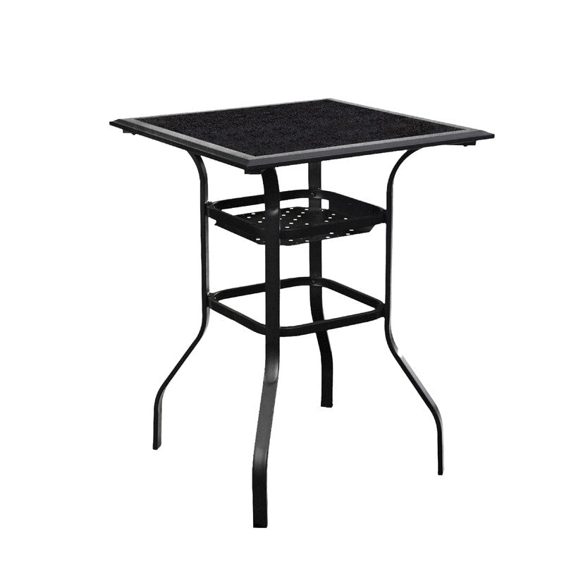 Ensemble de salle à manger d'extérieur 5 pièces avec chaises pivotantes hautes Patio Festival