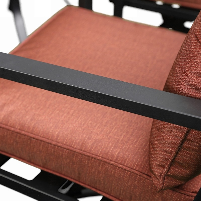 Ensemble de salle à manger d'extérieur 5 pièces avec chaises pivotantes hautes Patio Festival