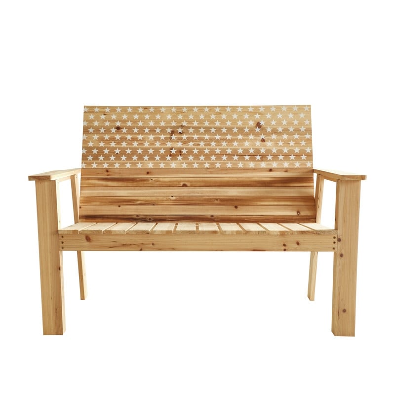 Patio Festival Stars & Stripes Wood 4-Person Seating Group