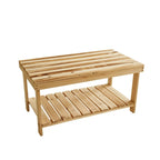 Ensemble de sièges en bois pour 4 personnes Patio Festival Stars &amp; Stripes